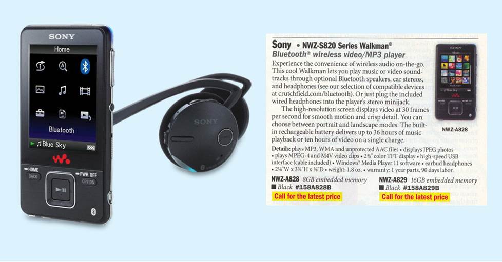 Sony NZW-A800 series