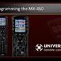 Universal MX-450 Remote Control Universal: Setup of the MX-450 remote control