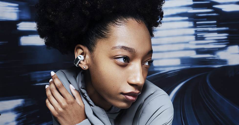 Bose Ultra Open true wireless earbuds with open-air design