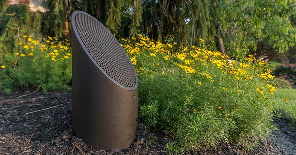 Coastal Source mini ellipse bollard landscape speaker