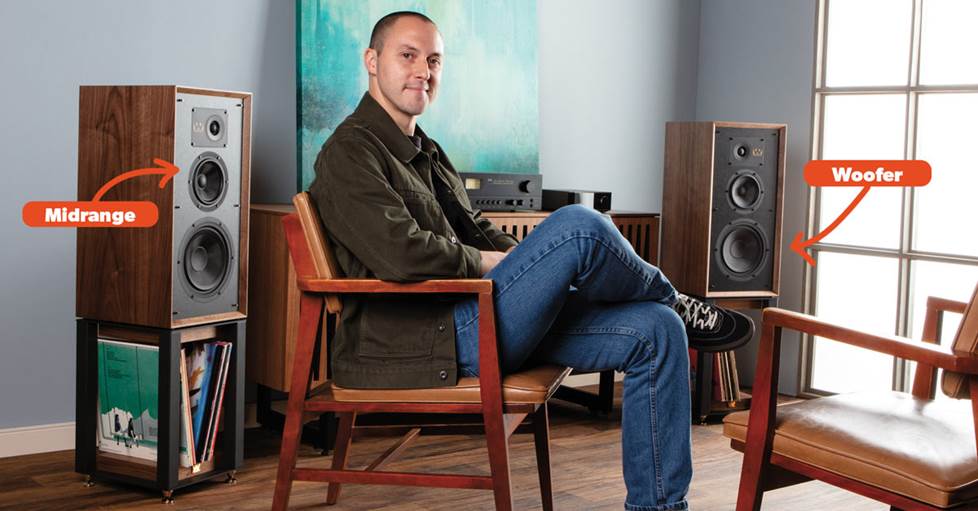 midrange and woofer speaker examples