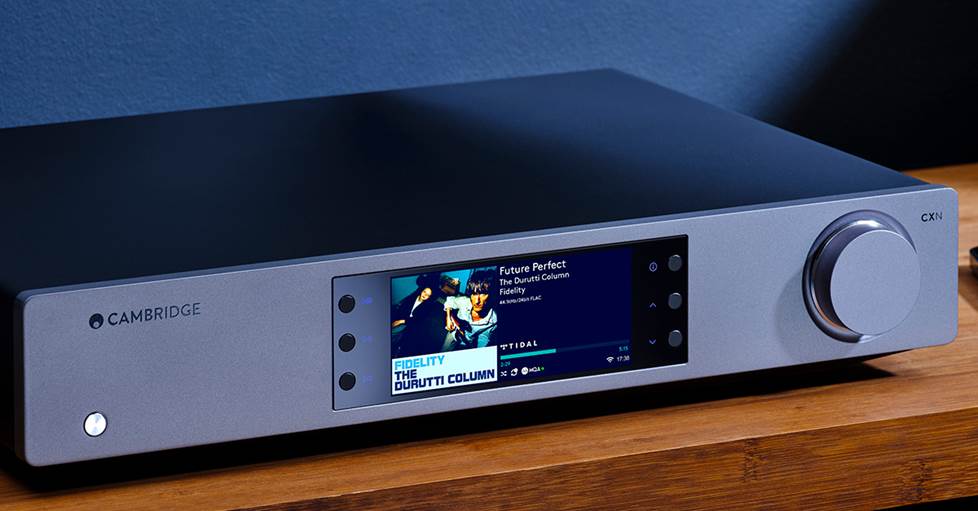 The Cambridge Audio EXN100 has a larger screen than its predecessor