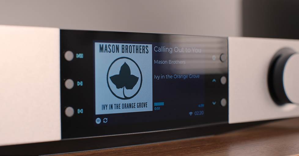 The Cambridge Audio EXN100 has a larger screen than its predecessor