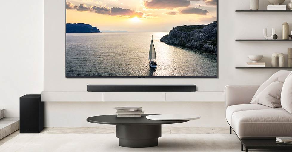 Samsung HW-B70F sound bar/wireless subwoofer system