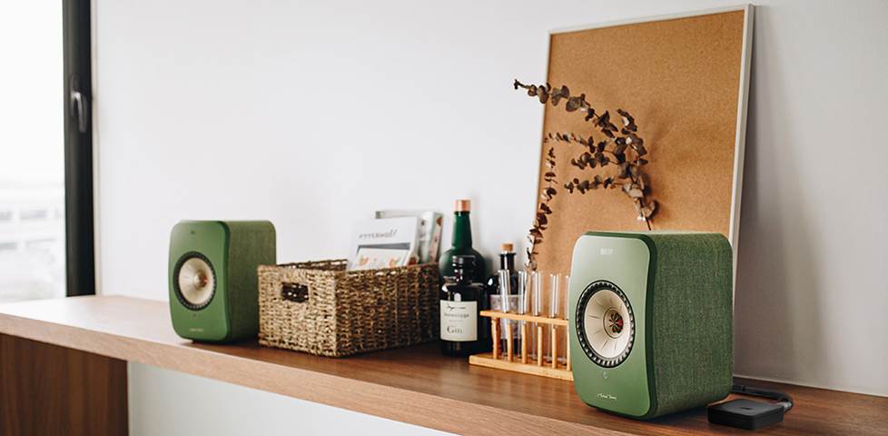 KEF LSX II wireless powered speakers with Apple AirPlay 2 and Google Cast