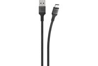 Scosche StrikeLine™ USB-A to USB-C Cable (1-foot, Black)