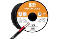 OSD 16/2 CL3 Speaker Cable (100 feet, Black)