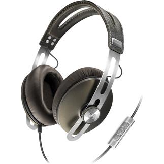 Sennheiser Momentum headphones with in-line remote and microphone