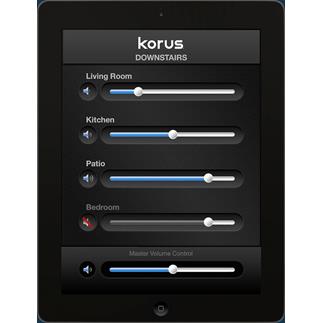 Korus V400 control screenshot