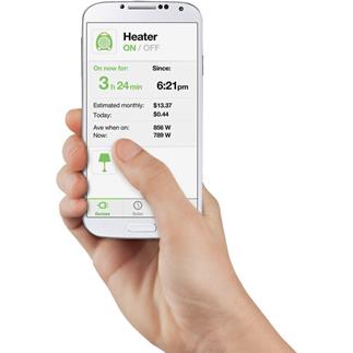 The WeMo app works to monitor and control anything plugged into the Insight Switch
