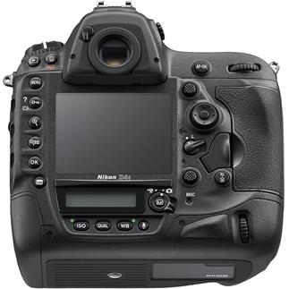 The back of the Nikon D4s