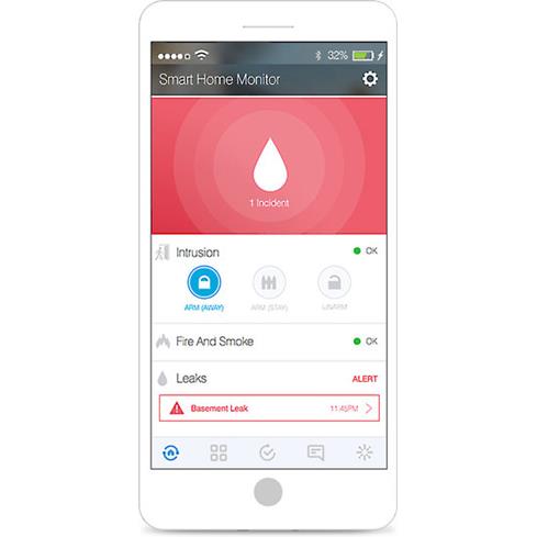 Samsung SmartThings Water Leak Sensor Mobile App