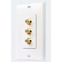 Niles Triple F-to-RCA Outlet Front