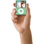 Apple iPod® nano 8GB Shown in hand<br>for scale