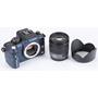 Panasonic Lumix DMC-G1 Kit Camera body wih 14-45mm lens and lens hood (Blue)