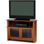 BDI Novia™ Series 8421 Cocoa: Drawer open (TV and components not included)