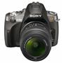 Sony Alpha DSLR-A380 Kit Front (angled view)
