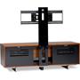 BDI Avion 8927 Series II Natural Cherry  Finish- back view with optional Arena TV mount (not included)