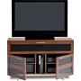 BDI Avion 8928 Series II Natural Cherry - lower compartments detail (TV and components not included)