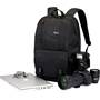 Lowepro Fastpack™ 250 Shown with laptop, camera, and accessories (not included)
