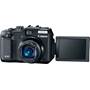 Canon PowerShot G12 Front with LCD screen open