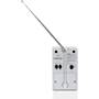 Tivoli Audio iPAL White/Silver, back w/antenna extended