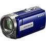 Sony Handycam® DCR-SX65 Angled view (Blue)