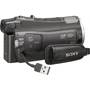 Sony Handycam® HDR-CX700V Shown with built-in USB cable