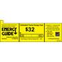 Panasonic VIERA® TC-P65GT30 EnergyGuide label