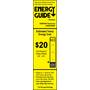 Samsung LN40D630 EnergyGuide label