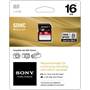 Sony SDHC Memory Card 16GB package