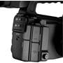 Canon XF300 High Definition Camcorder Rear connector panel, capped
