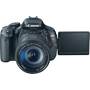 Canon EOS Rebel T3i Kit Front (with Vari-angle screen extended)