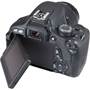 Canon EOS Rebel T3i Kit Back (with Vari-angle screen folded partially out)