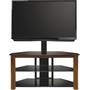 Bell'O TP-4501 Triple Play® Mount and shelving used together (TV not included)