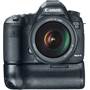 Canon EOS 5D Mark III with L-Series Zoom Lens Front, straight-on, with optional battery grip (not included)