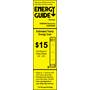Samsung UN46ES8000 EnergyGuide label