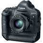 Canon EOS 1D X (no lens included) Front, 3/4 view, with EF 50mm f/1.4 lens (not included)