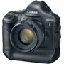 Canon EOS 1D X (no lens included) Front, 3/4 view, with EF 50mm f/1.2 L-Series lens (not included)