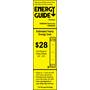 Samsung PN60E6500 EnergyGuide label