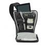Lowepro Urban Photo Sling 250 interior compartment, fully loaded (camera and accessories not included)