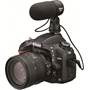 Nikon D600 (no lens included) Shown with optional external microphone and lens (not included)