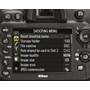 Nikon D600 (no lens included) Menu interface