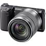 Sony Alpha NEX-5R with 3X Zoom Lens Front (Black)