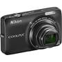 Nikon Coolpix S6300 Zoomed out - Black