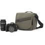 Lowepro Event Messenger 100 shown with Canon DSLR and extra lens (not included)