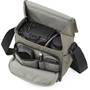 Lowepro Event Messenger 100 interior compartment, fully loaded (camera and accessories not included)