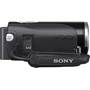 Sony Handycam® HDR-CX260V right side view with connector panel open