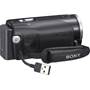 Sony Handycam® HDR-CX260V right side, featuring built-in USB cord