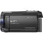 Sony Handycam® HDR-CX760V left side view, with battery